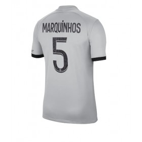 Herren Fußballbekleidung Paris Saint-Germain Marquinhos #5 Auswärtstrikot 2022-23 Kurzarm